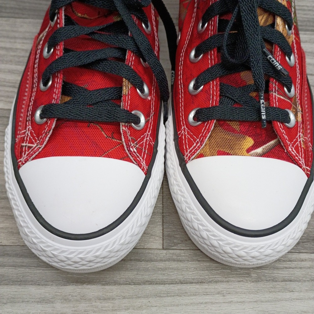 Converse Cons X Red Realtree Camo High Top Shoes Men's‎ Size 7 Women's 9 - Picture 6 of 13